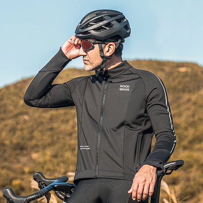 Rockbros cycling jersey 15400002003 long sleeve fall/winter L - black_7