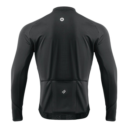 Rockbros 15400002005 long sleeve cycling jersey autumn/winter XXL - black_2
