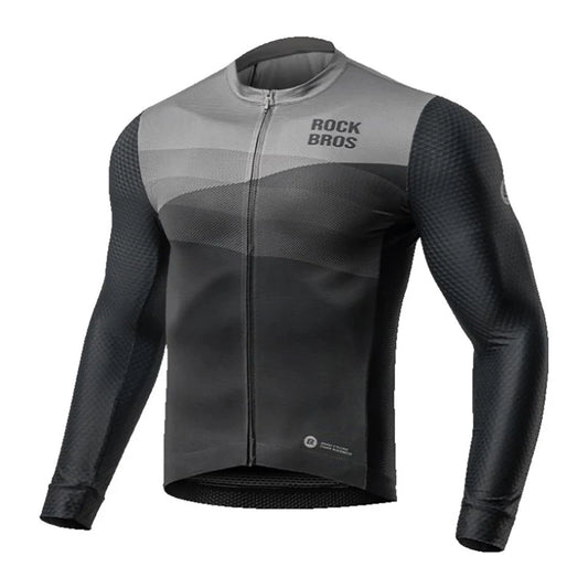 Rockbros cycling jersey 15120009004 long sleeve spring/summer XL - black_0