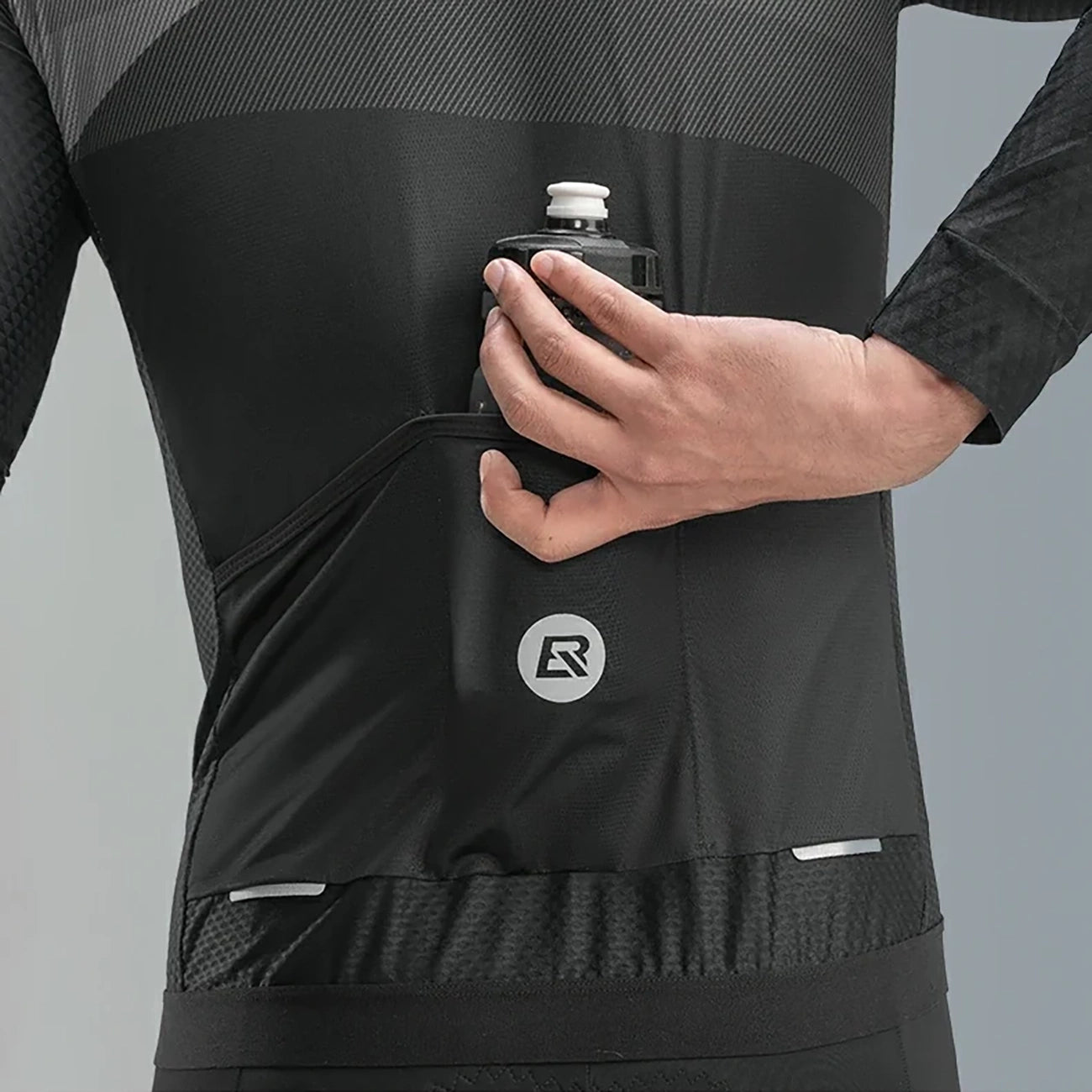 Rockbros cycling jersey 15120009004 long sleeve spring/summer XL - black_10