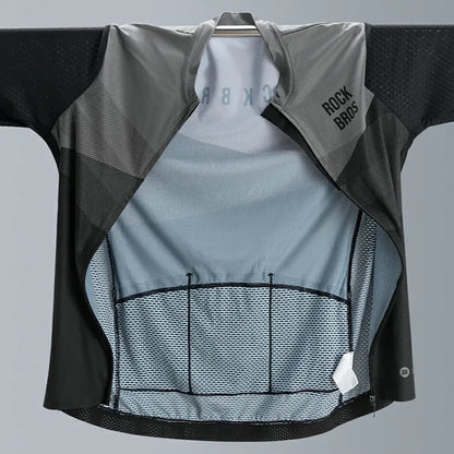 Rockbros cycling jersey 15120009004 long sleeve spring/summer XL - black_11