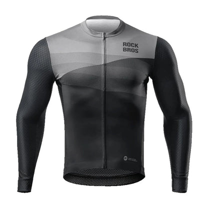 Rockbros cycling jersey 15120009004 long sleeve spring/summer XL - black_1