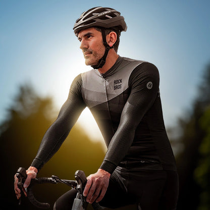 Rockbros cycling jersey 15120009004 long sleeve spring/summer XL - black_8