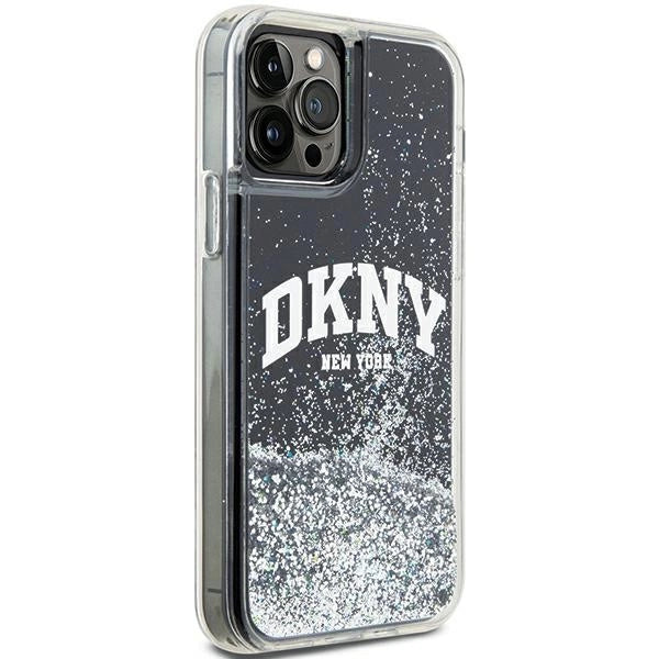 Etui DKNY Liquid Glitter Big Logo na iPhone 12 Pro/12 - czarne_3