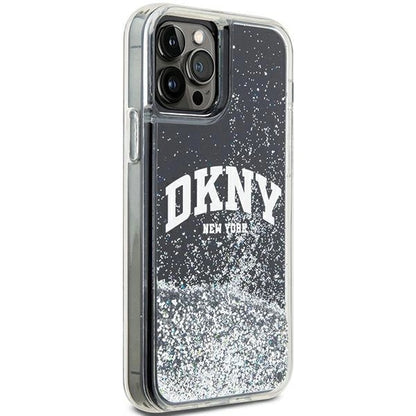 Etui DKNY Liquid Glitter Big Logo na iPhone 12 Pro/12 - czarne_3