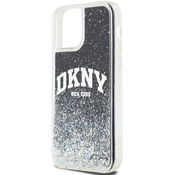 Etui DKNY Liquid Glitter Big Logo na iPhone 12 Pro/12 - czarne_5