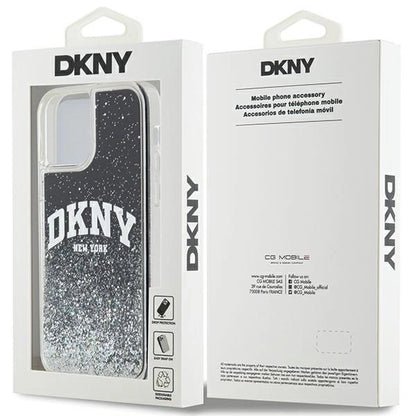 Etui DKNY Liquid Glitter Big Logo na iPhone 12 Pro/12 - czarne_7