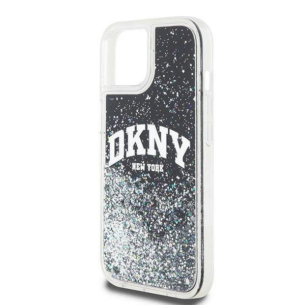Etui DKNY Liquid Glitter Big Logo na iPhone 14 / 15 / 13 - czarne_5