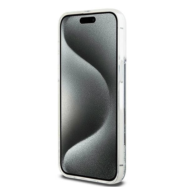 DKNY Liquid Glitter Big Logo iPhone 14 Pro Max Case - Black_4