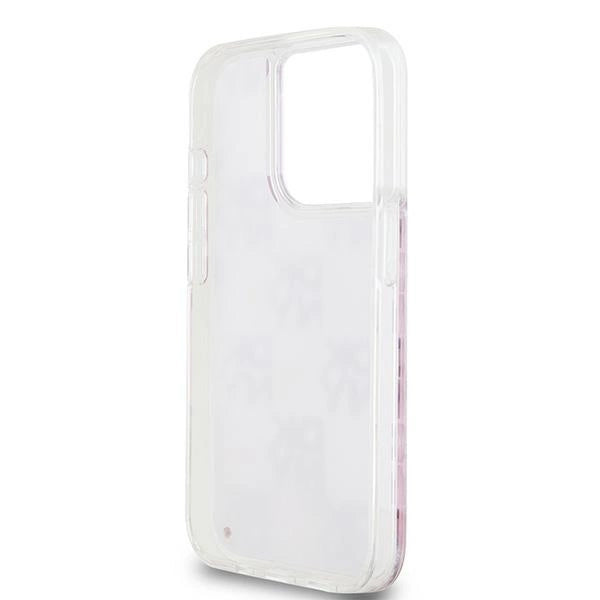 Etui DKNY Liquid Glitter Multilogo na iPhone 15 Pro - różowe_6