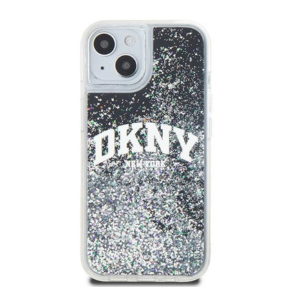 Etui DKNY Liquid Glitter Big Logo na iPhone 15 Plus / 14 Plus - czarne_2