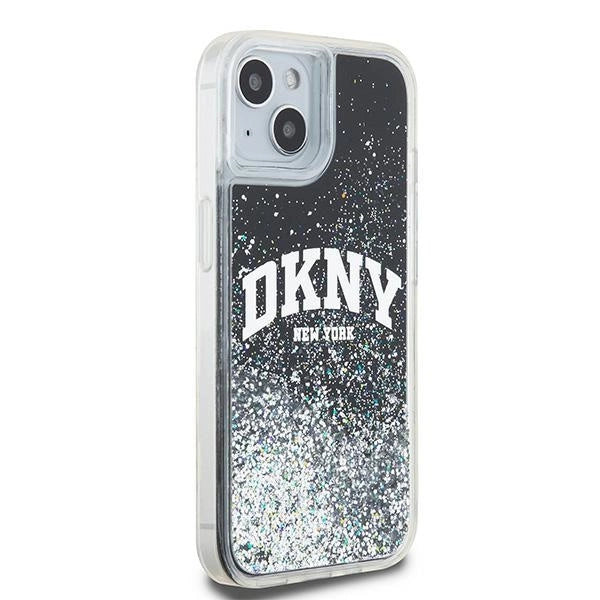 Etui DKNY Liquid Glitter Big Logo na iPhone 15 Plus / 14 Plus - czarne_3