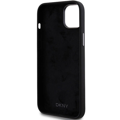 DKNY Liquid Silicone Metal Logo case for iPhone 15 Plus / 14 Plus - black_5