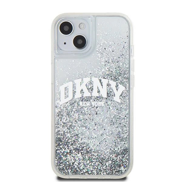 DKNY Liquid Glitter Big Logo case for iPhone 15 / 14 / 13 - white_2