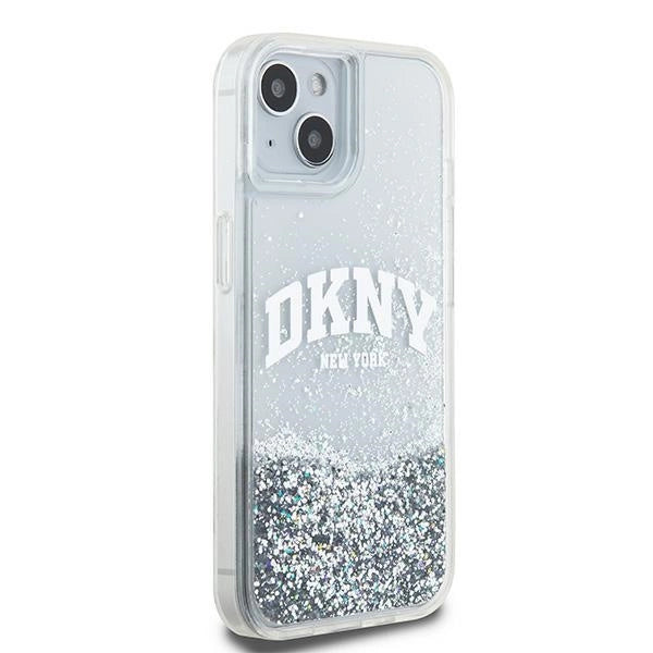 DKNY Liquid Glitter Big Logo case for iPhone 15 / 14 / 13 - white_3