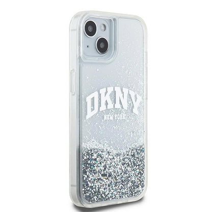 DKNY Liquid Glitter Big Logo case for iPhone 15 / 14 / 13 - white_3