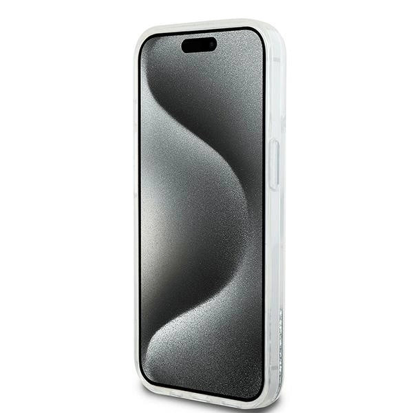 DKNY Liquid Glitter Big Logo case for iPhone 15 / 14 / 13 - white_4