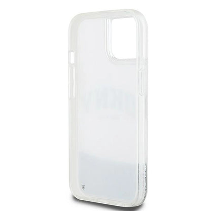 DKNY Liquid Glitter Big Logo case for iPhone 15 / 14 / 13 - white_6