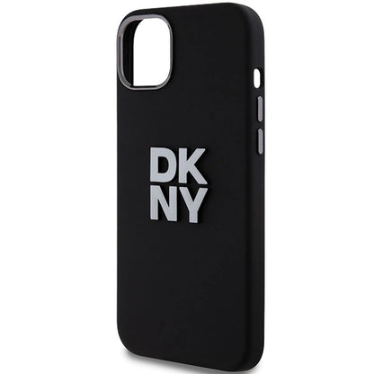 Etui DKNY Liquid Silicone Metal Logo na iPhone 15 / 14 / 13 - czarne_5
