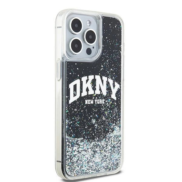 Etui DKNY Liquid Glitter Big Logo na iPhone 15 Pro Max - czarne_3