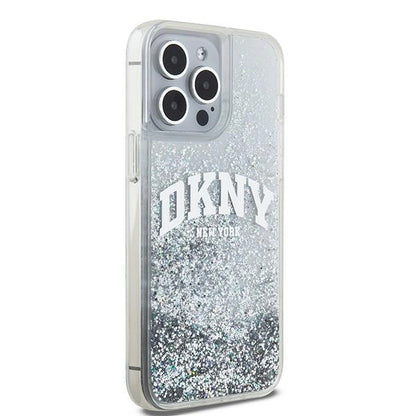 Etui DKNY Liquid Glitter Big Logo na iPhone 15 Pro Max - białe_3
