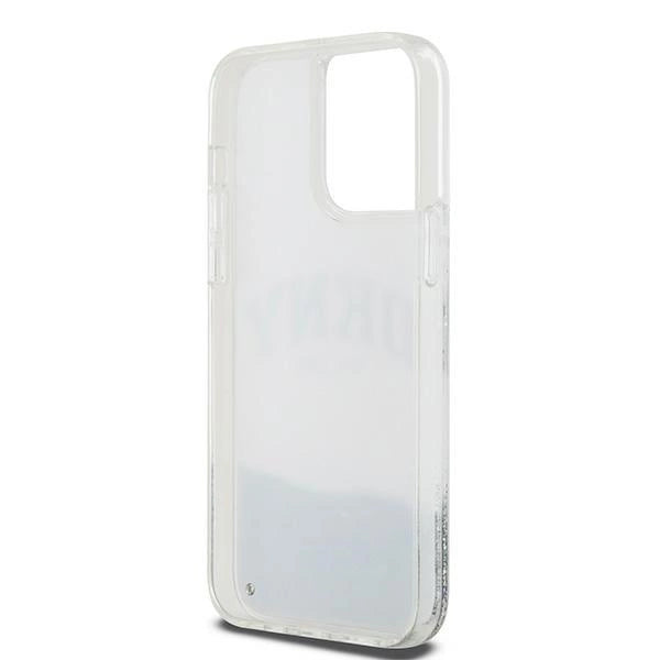 Etui DKNY Liquid Glitter Big Logo na iPhone 15 Pro Max - białe_6