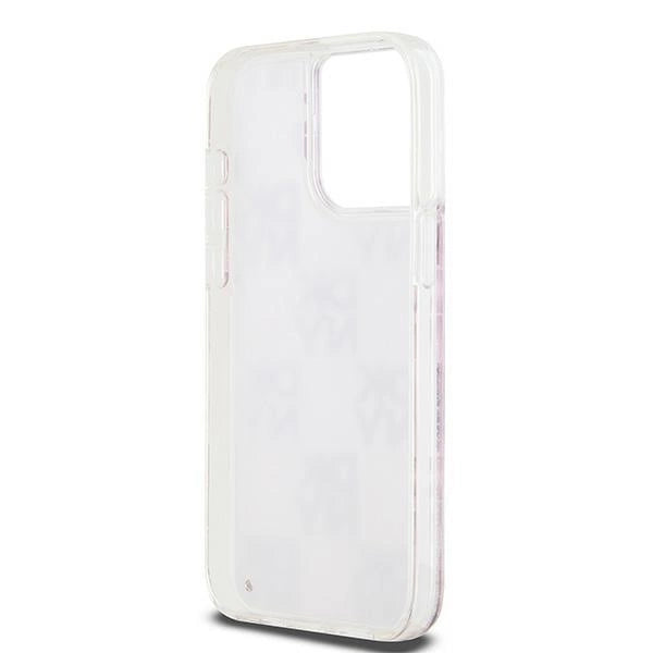 Etui DKNY Liquid Glitter Multilogo na iPhone 15 Pro Max - różowe_6