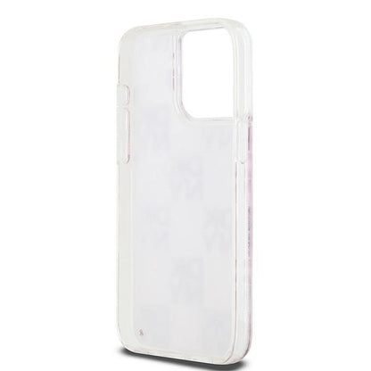 Etui DKNY Liquid Glitter Multilogo na iPhone 15 Pro Max - różowe_6