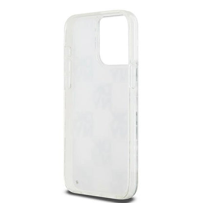 DKNY Liquid Glitter Multilogo case for iPhone 15 Pro Max - white_6