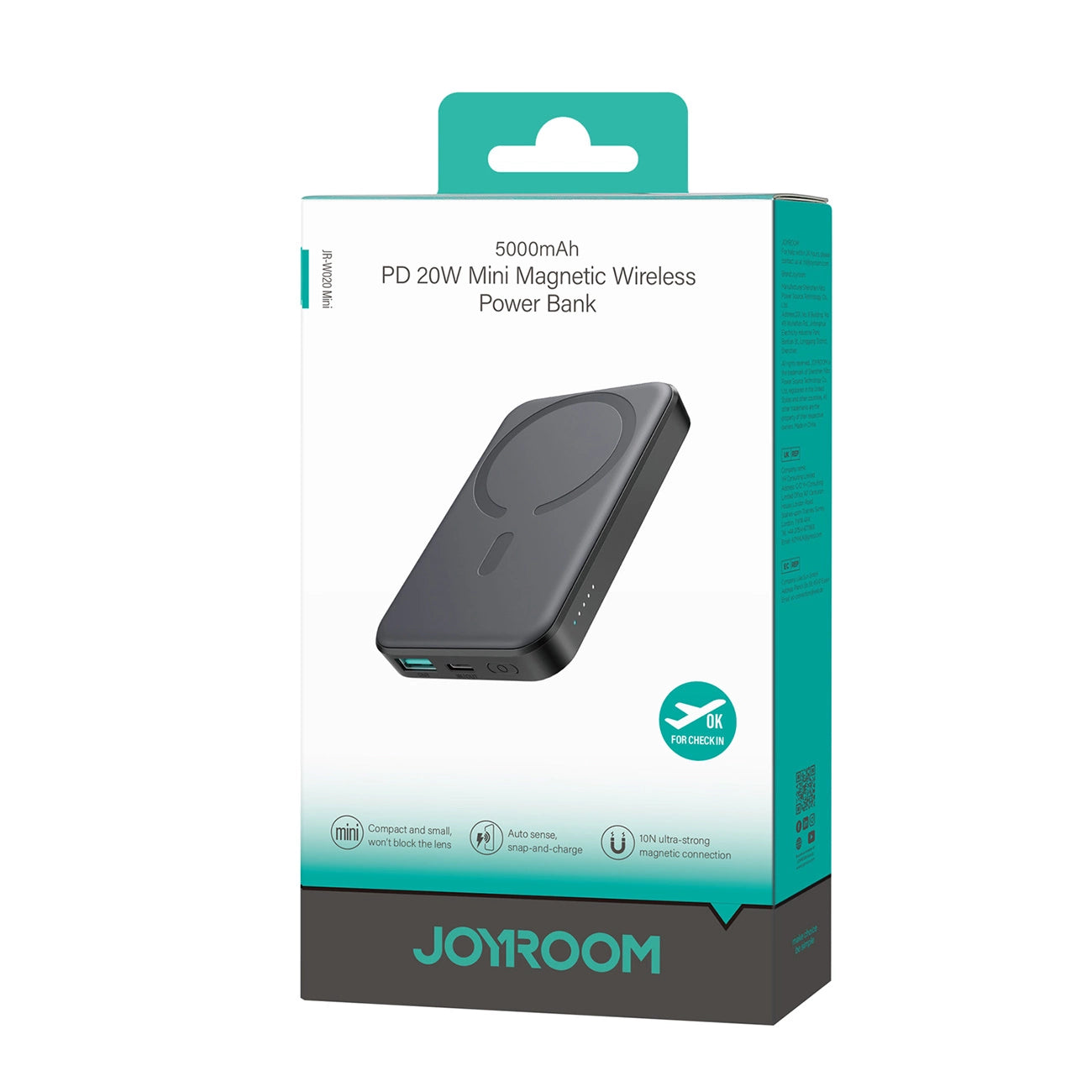Joyroom JR-W020 Mini 20W Inductive Powerbank (black)_12