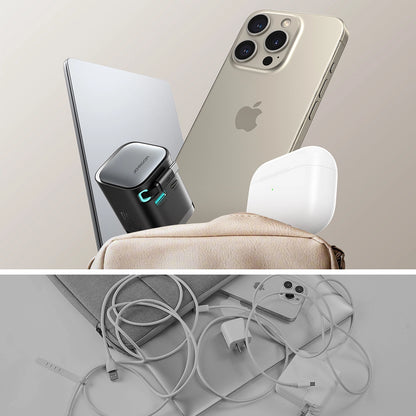 Power charger with retractable cable 65W Joyroom TCL02 GaN_9