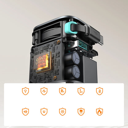 Power charger with retractable cable 65W Joyroom TCL02 GaN_11