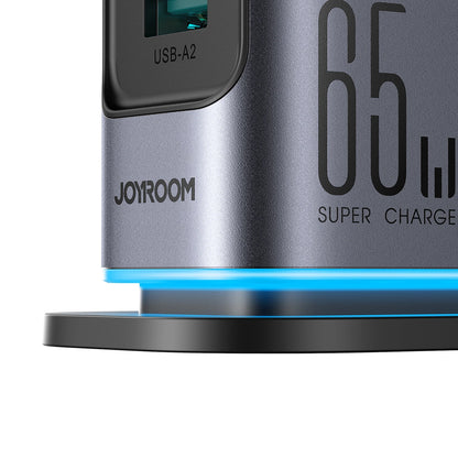 Joyroom JR-TCM02 multi-port GaN charger 65W EU 4x USB-C 2x USB-A - dark gray_5