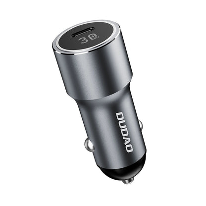 Dudao R14 USB-C 30W PD car charger - silver_0