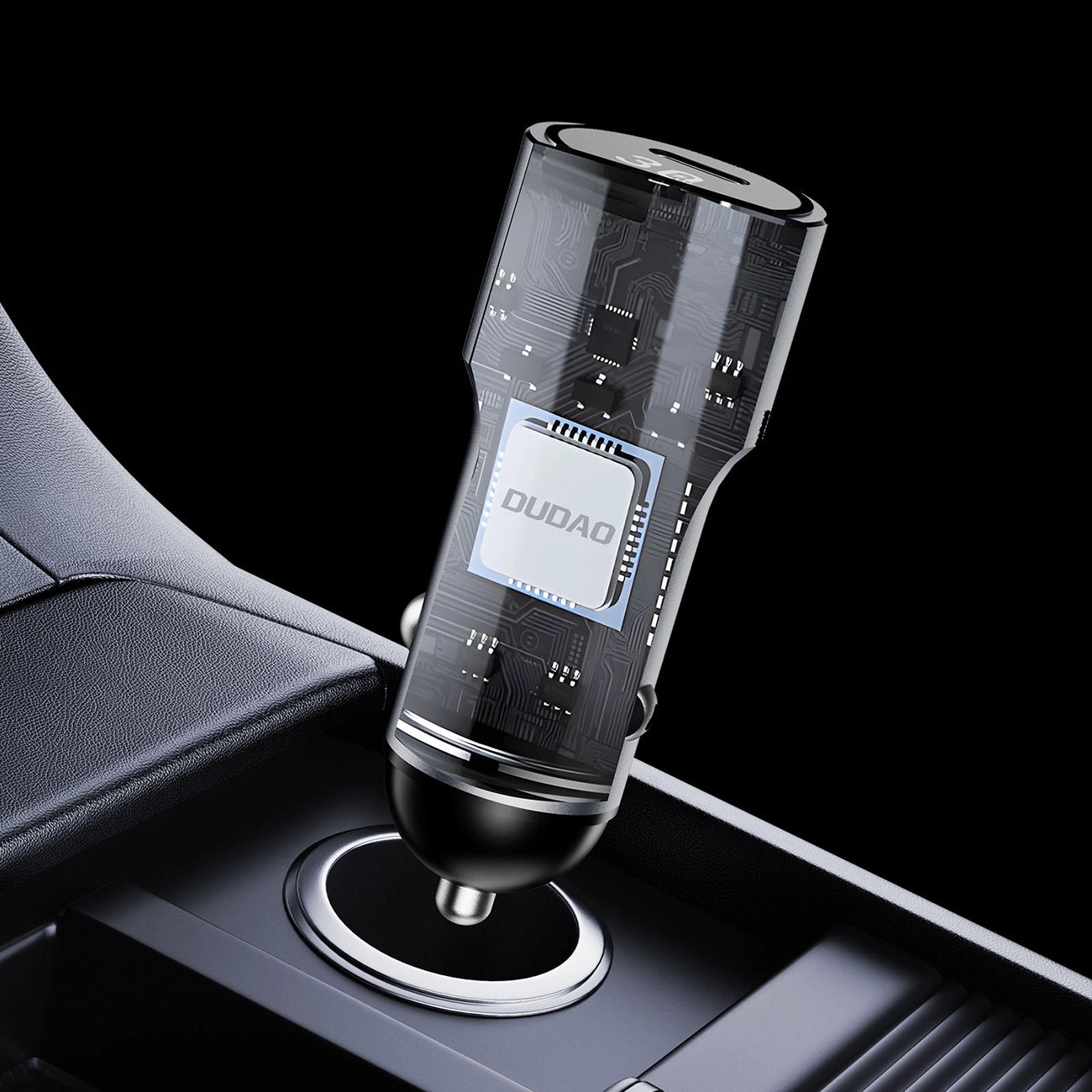 Dudao R14 USB-C 30W PD car charger - silver_4