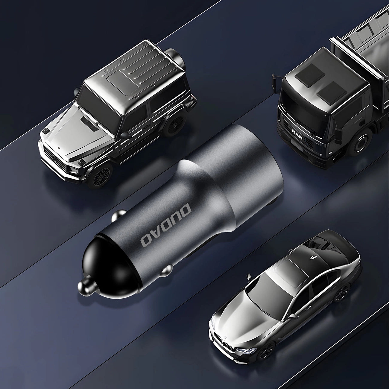 Dudao R14 USB-C 30W PD car charger - silver_6