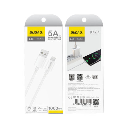 Dudao L4SM USB-A / micro USB cable 2A 1m - white_1