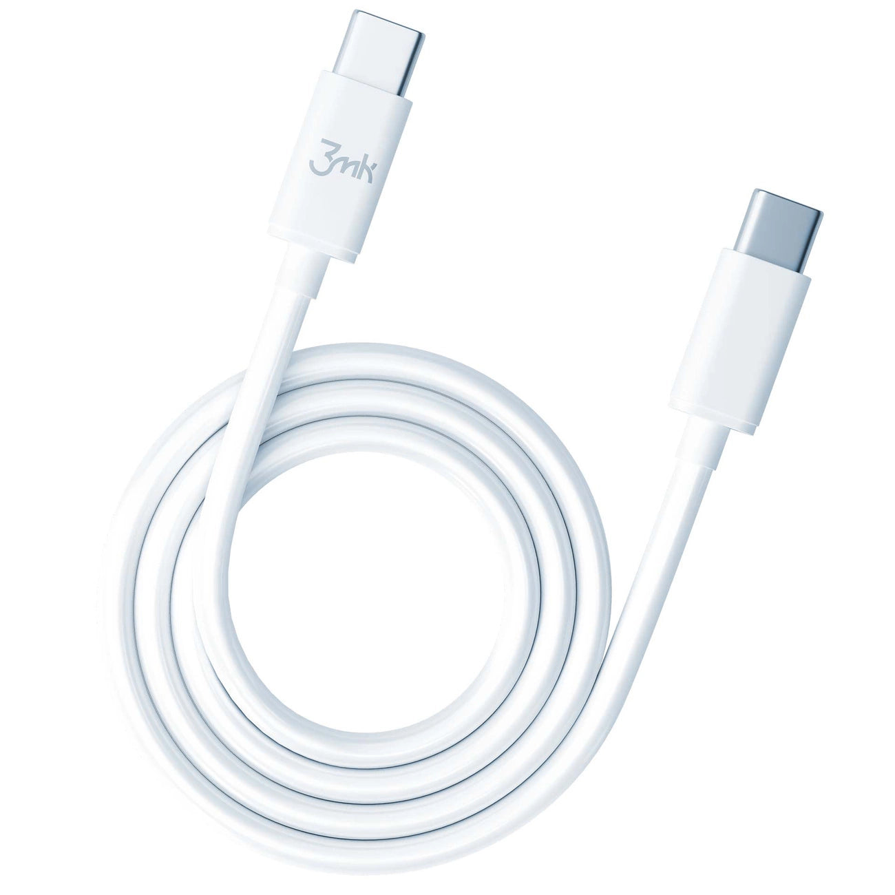 3mk Hyper Cable USB-C / USB-C 100W 2m - white_2