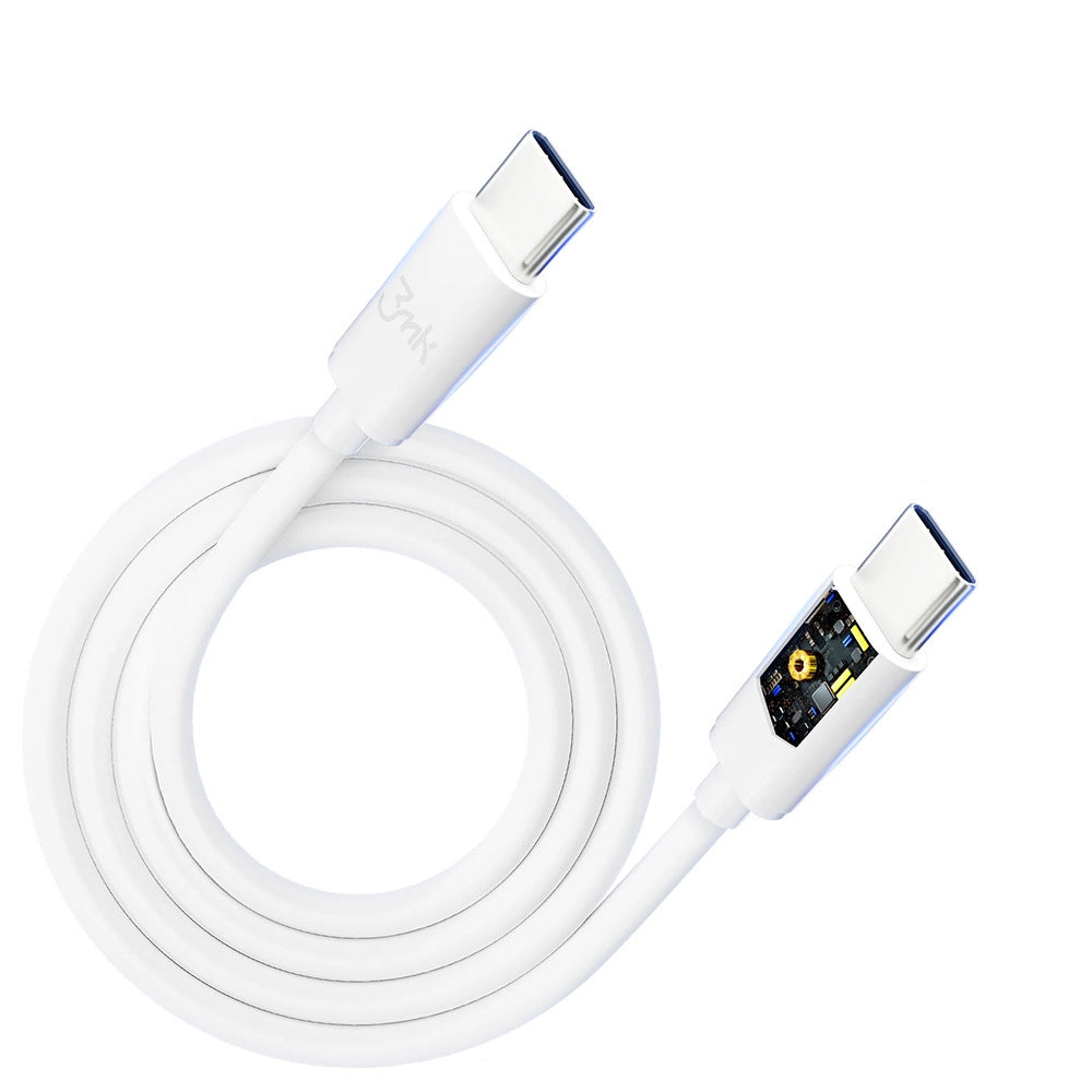3mk Hyper Cable USB-C / USB-C 100W 2m - white_4