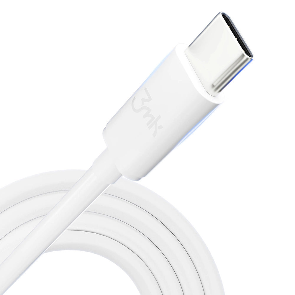 3mk Hyper Cable USB-C / USB-C 100W 2m - white_5
