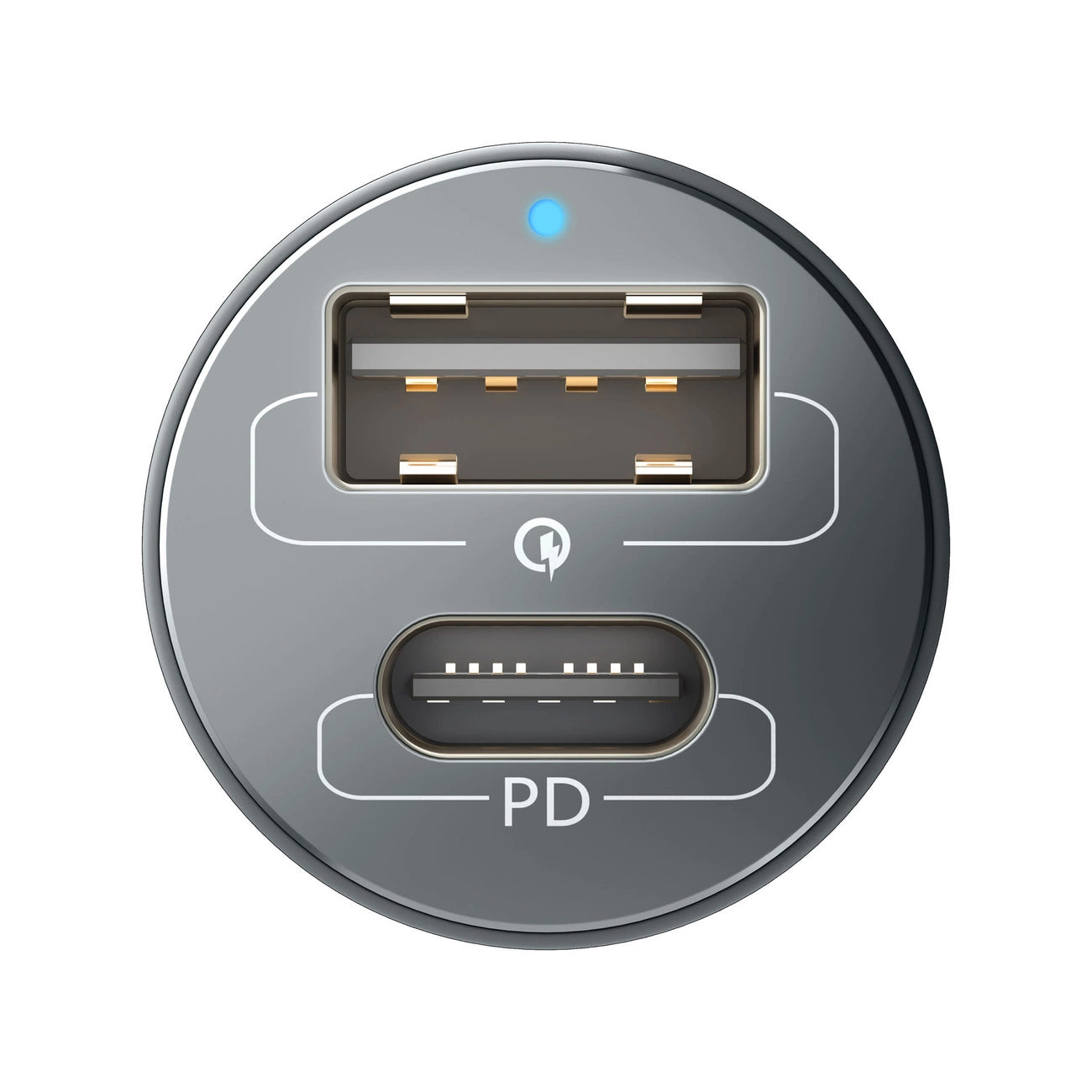 3mk Hyper Car Charger USB-C USB-A 100W - silver_6