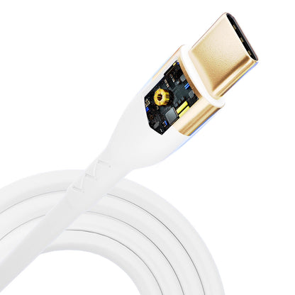 3mk Hyper Silicone Cable USB-C / USB-C 100W 2m - white_4