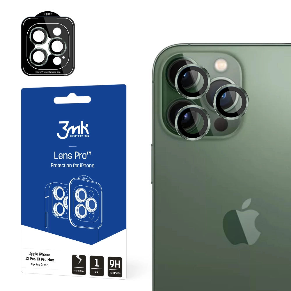 3mk Lens Protection Pro Camera Cover for iPhone 13 Pro / iPhone 13 Pro Max - Green_0