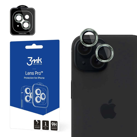 3mk Lens Protection Pro camera cover for iPhone 15 - green_0