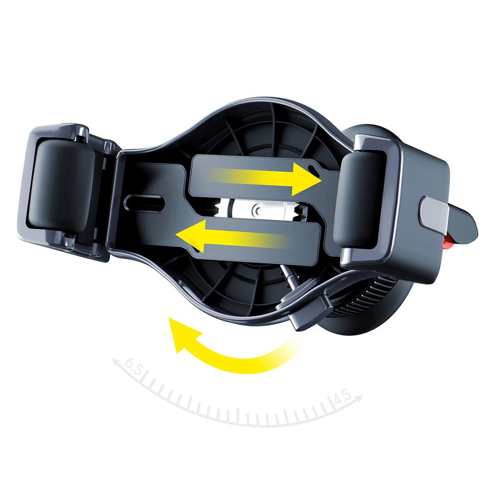 3mk Memo Hug car phone holder for air vent - black_3