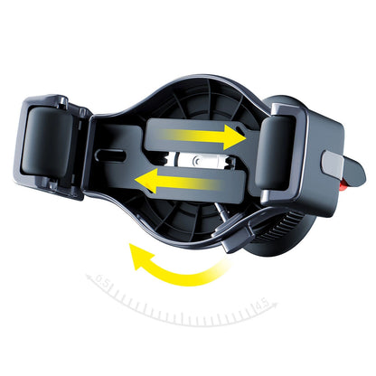 3mk Memo Hug car phone holder for air vent - black_3