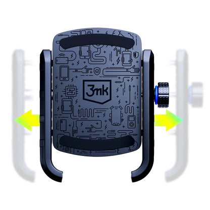 3mk Steel Bike Holder Bicycle Phone Holder - Black_9