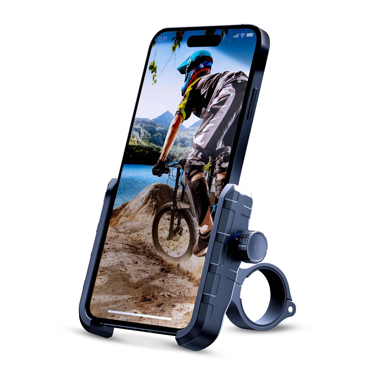 3mk Steel Bike Holder Bicycle Phone Holder - Black_2