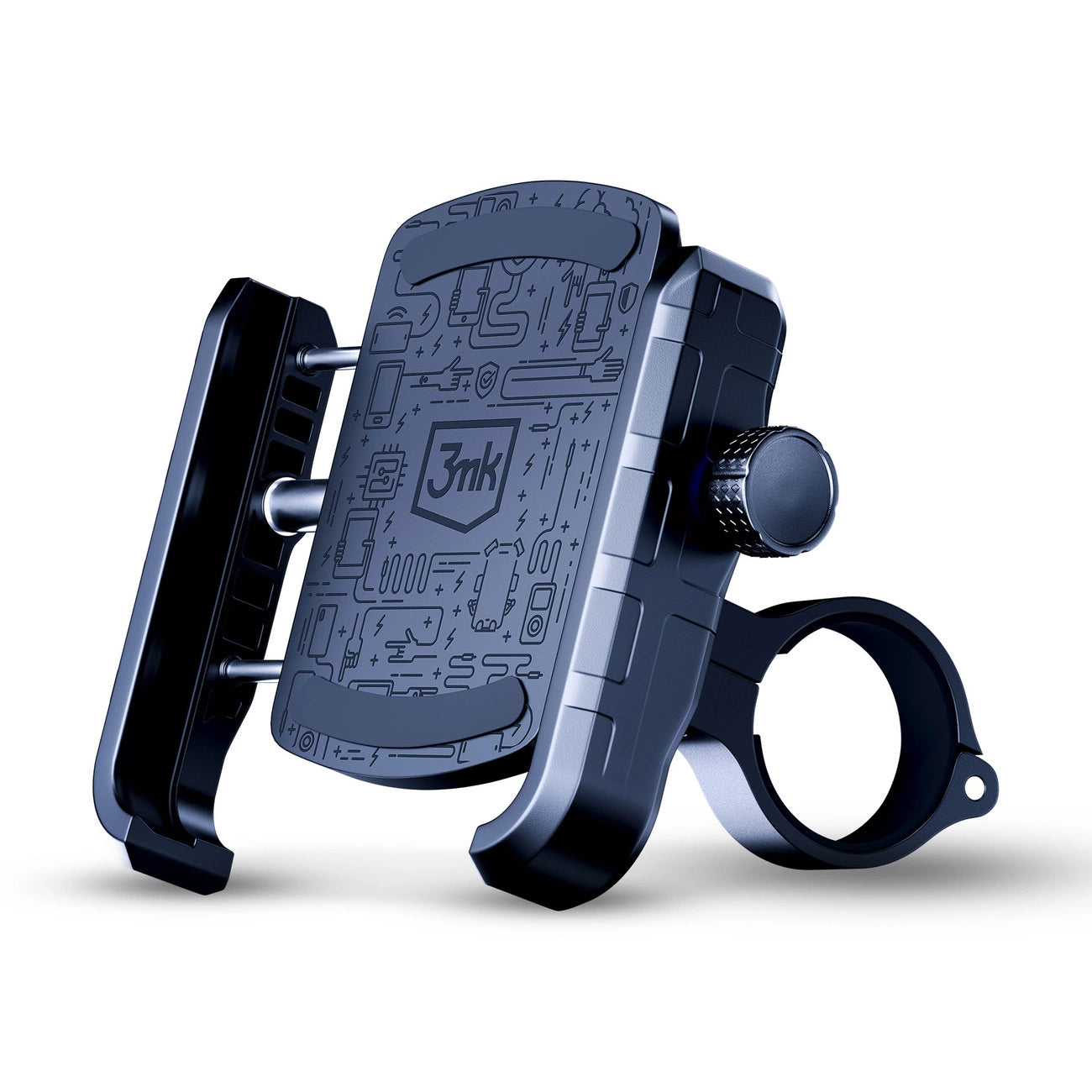 3mk Steel Bike Holder Bicycle Phone Holder - Black_3