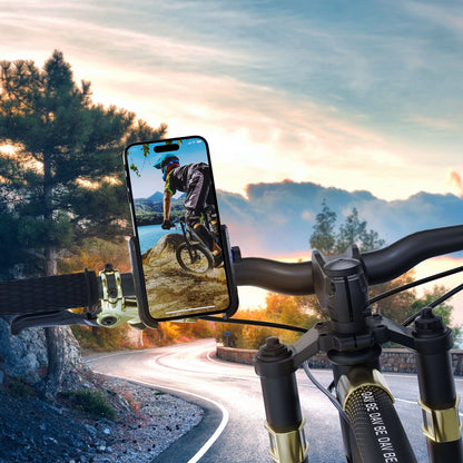 3mk Steel Bike Holder Bicycle Phone Holder - Black_4